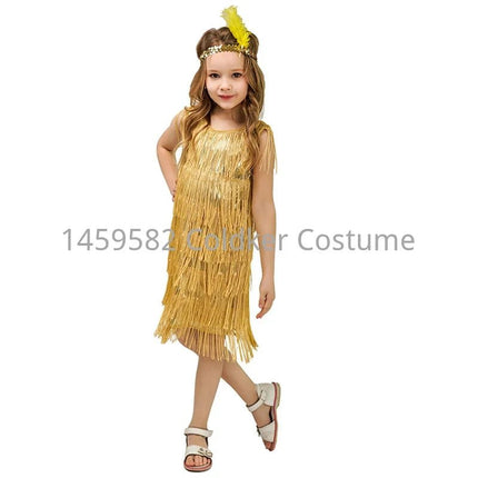 Costume Dress Baby Girl 1920s Latin Flapper Dress - Costume Dress - Prowow - Mad Fly Essentials