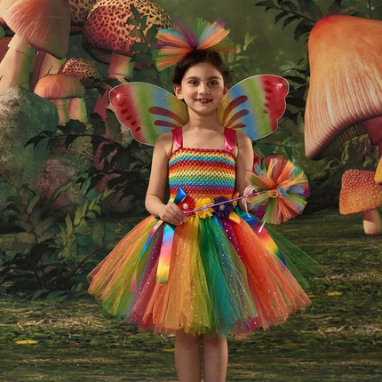 Costume Dress Baby Girl Fairy Butterfly Elf Costume Set - Costume Dress - Harleen Quinzel - Mad Fly Essentials