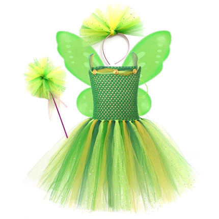 Costume Dress Baby Girl Fairy Butterfly Elf Costume Set - Costume Dress - Harleen Quinzel - Mad Fly Essentials