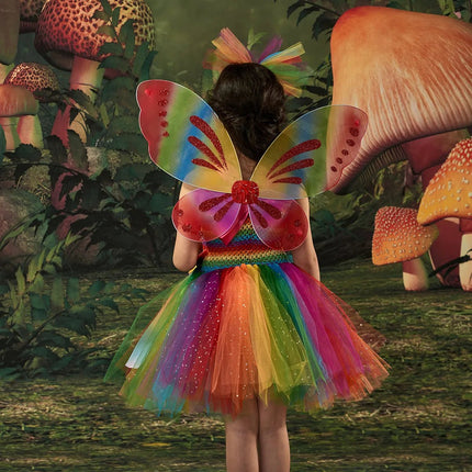 Costume Dress Baby Girl Fairy Butterfly Elf Costume Set - Costume Dress - Harleen Quinzel - Mad Fly Essentials
