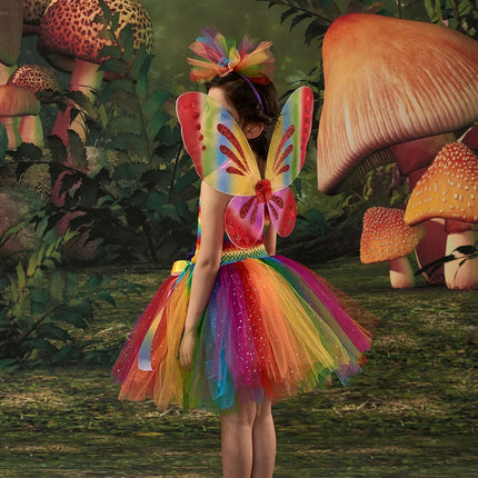 Costume Dress Baby Girl Fairy Butterfly Elf Costume Set - Costume Dress - Harleen Quinzel - Mad Fly Essentials