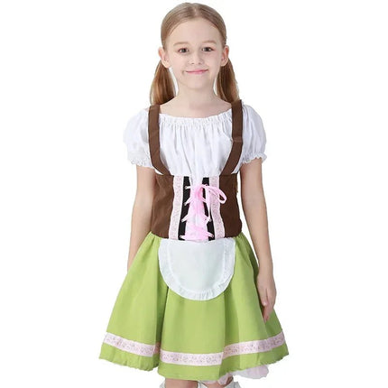 Costume Dress Girl Oktoberfest Dirndl Bavarian Dress - Costume Dress - IOOTIANY - Mad Fly Essentials