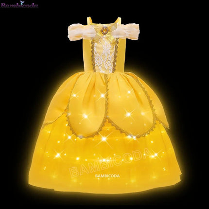 Costume Dress LED Girl Birthday Party Pink Dress - Costume Dress - ollobebe - Mad Fly Essentials