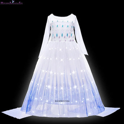 Costume Dress LED Girl Birthday Party Pink Dress - Costume Dress - ollobebe - Mad Fly Essentials