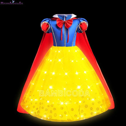 Costume Dress LED Girl Birthday Party Pink Dress - Costume Dress - ollobebe - Mad Fly Essentials
