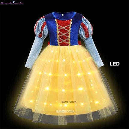 Costume Dress LED Girl Birthday Party Pink Dress - Costume Dress - ollobebe - Mad Fly Essentials
