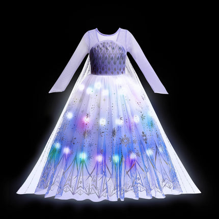 Costume Dress LED Girl Birthday Party Pink Dress - Costume Dress - ollobebe - Mad Fly Essentials