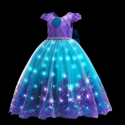 Costume Dress LED Girl Birthday Party Pink Dress - Costume Dress - ollobebe - Mad Fly Essentials