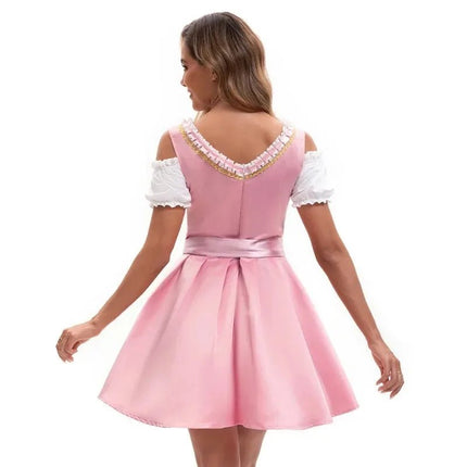 Costume Dress Oktoberfest Beer Maid Halloween Dirndl Costume - Costume Dress - 829 - Mad Fly Essentials