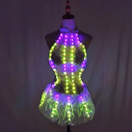 Costume Dress Topdii LED Party Clubwear Dance Outfit Costume Dress Topdii Mad Fly Essentials