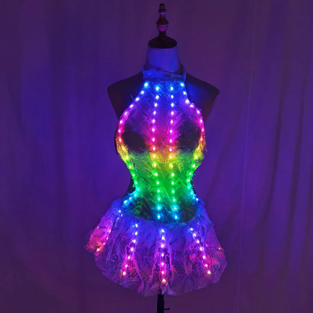 Costume Dress Topdii LED Party Clubwear Dance Outfit - Costume Dress - Topdii - Mad Fly Essentials