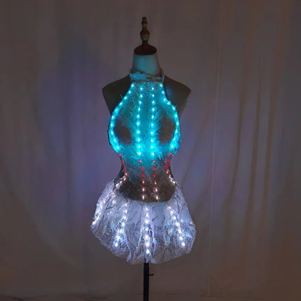 Costume Dress Topdii LED Party Clubwear Dance Outfit Costume Dress Topdii Mad Fly Essentials