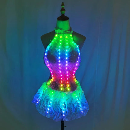 Costume Dress Topdii LED Party Clubwear Dance Outfit Costume Dress Topdii Mad Fly Essentials