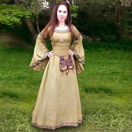 Costume Dress Women Black Gothic Victorian Medieval Dress - Costume Dress - Retro Dress - Mad Fly Essentials