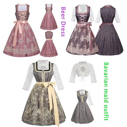 Costume Dress Women German Festival Traditional Beer Maid Dress - Costume Dress - syntecso - Mad Fly Essentials