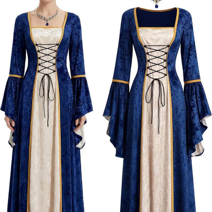 Costume Dress Women Halloween Medieval Retro Court Costume - Costume Dress - Medieval Dress - Mad Fly Essentials