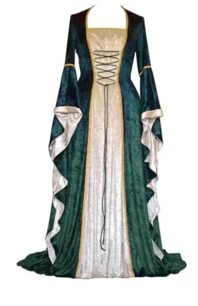 Costume Dress Women Halloween Medieval Retro Court Costume - Costume Dress - Medieval Dress - Mad Fly Essentials