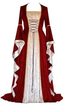 Costume Dress Women Halloween Medieval Retro Court Costume - Costume Dress - Medieval Dress - Mad Fly Essentials