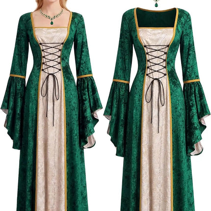 Costume Dress Women Halloween Medieval Retro Court Costume - Costume Dress - Medieval Dress - Mad Fly Essentials