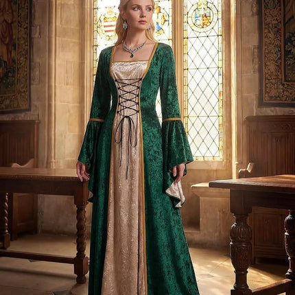 Costume Dress Women Halloween Medieval Retro Court Costume - Costume Dress - Medieval Dress - Mad Fly Essentials