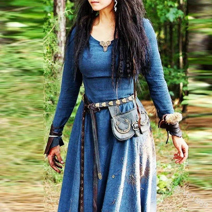 Costume Dress Women Medieval Viking Gothic Fairy Costume - Costume Dress - Retro Dress - Mad Fly Essentials