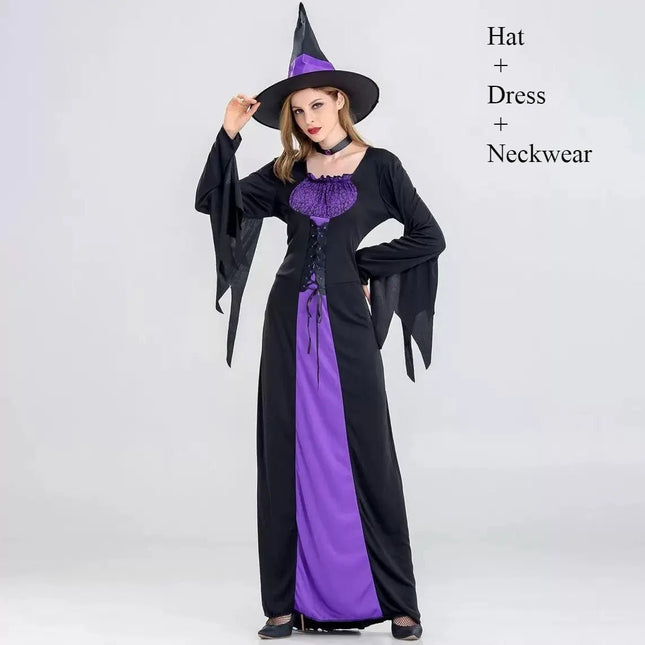 Costume Dress Women Newest Halloween Adult Witch Costume - Costume Dress - Madeline - Mad Fly Essentials