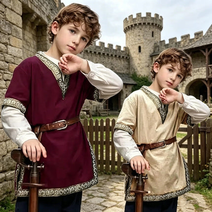 Costume Kids Boy Medieval Viking Knight Pirate Tunic Costumes - Costume - UUGOOX - Mad Fly Essentials