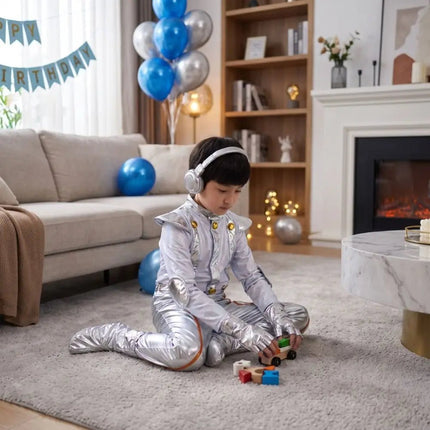 Costume Kids Boy Robot White Silver Astronaut Costume Set - Costume - Costumes Plus - Mad Fly Essentials