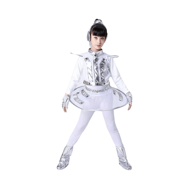 Costume Kids Boy Robot White Silver Astronaut Costume Set - Costume - Costumes Plus - Mad Fly Essentials