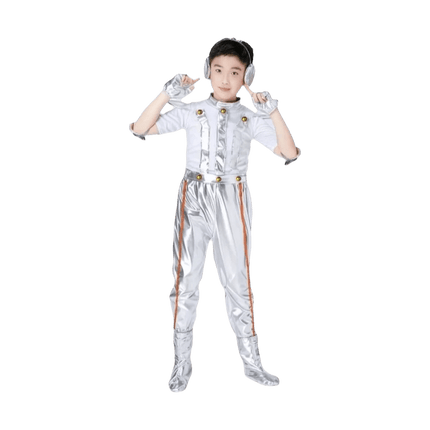 Costume Kids Boy Robot White Silver Astronaut Costume Set - Costume - Costumes Plus - Mad Fly Essentials