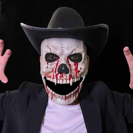 Costume Mask Bloody Mouth Skeleton Gothic Skull Mask - Costume Mask - Top Nation - Mad Fly Essentials