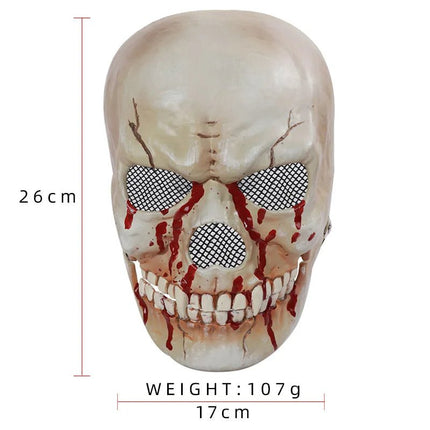 Costume Mask Bloody Mouth Skeleton Gothic Skull Mask - Costume Mask - Top Nation - Mad Fly Essentials
