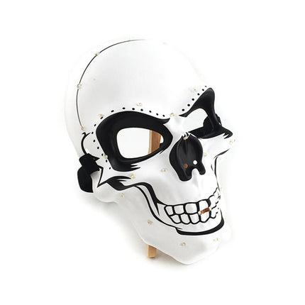 Costume Mask Funny Halloween Half Face Neon Mask - Costume Mask - LEDP - Mad Fly Essentials