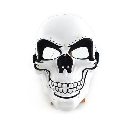 Costume Mask Funny Halloween Half Face Neon Mask - Costume Mask - LEDP - Mad Fly Essentials