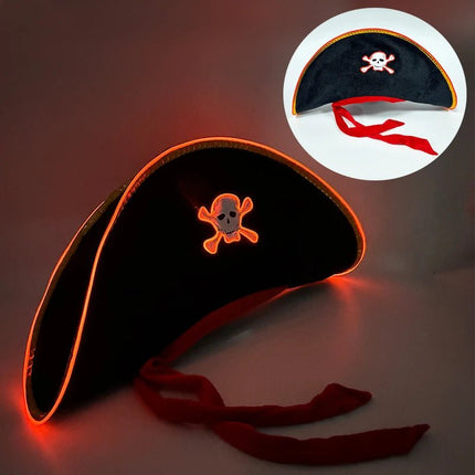Costume Mask Newstyle LED Captain Pirate Hat Skull Masks - Costume Mask - NewB - Mad Fly Essentials