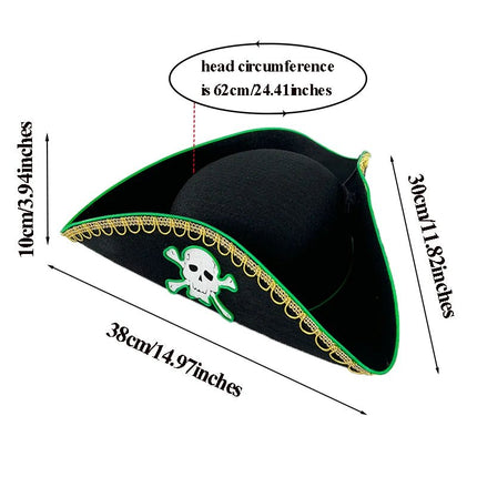 Costume Mask Newstyle LED Captain Pirate Hat Skull Masks - Costume Mask - NewB - Mad Fly Essentials