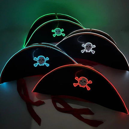 Costume Mask Newstyle LED Captain Pirate Hat Skull Masks - Costume Mask - NewB - Mad Fly Essentials