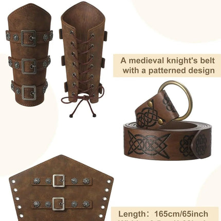 Costume Men Medieval Viking Top Pants Pirate Outfit - Costume - Costumes Plus - Mad Fly Essentials