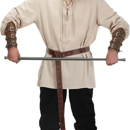 Costume Men Medieval Viking Top Pants Pirate Outfit - Costume - Costumes Plus - Mad Fly Essentials