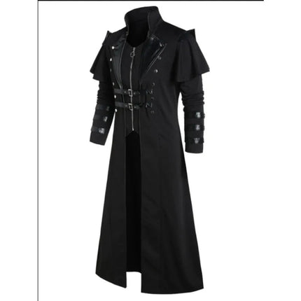 Costume Men Medieval Vintage Trench Cloak - Costume - LCSP - Mad Fly Essentials