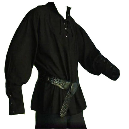 Costume Men Nordic Medieval Pirate Tunic Shirt - Costume - Retro Dress - Mad Fly Essentials