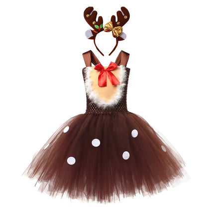 Costume Set Baby Deer Animal Reindeer Girls Costume - Costume Set - HJTT - Mad Fly Essentials