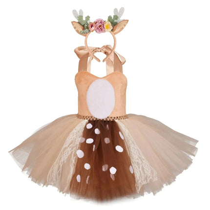 Costume Set Baby Deer Animal Reindeer Girls Costume - Costume Set - HJTT - Mad Fly Essentials