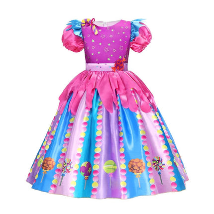 Costume Set Kids Girl Lollipop Carnival Birthday Party Dress - Costume Set - MUABABY - Mad Fly Essentials