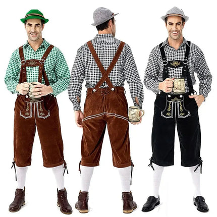 Costume Set Men Bavarian Beer Cosplay Oktoberfest Outfits - Costume Set - 829 - Mad Fly Essentials