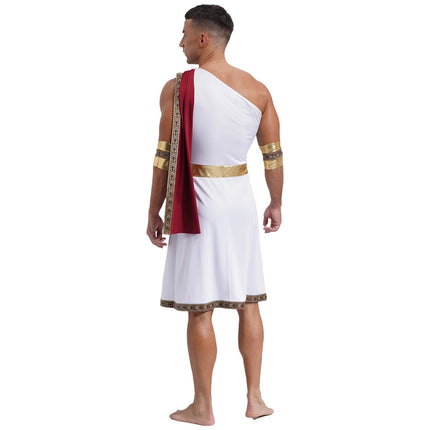 Costume Set Men One Strap Toga Greek Costume - Costume Set - LSTRY - Mad Fly Essentials