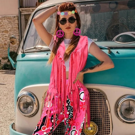 Costume Set Retro 70s Boho Pants Women Costume - Costume Set - Costumes Plus - Mad Fly Essentials