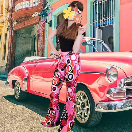 Costume Set Retro 70s Boho Pants Women Costume - Costume Set - Costumes Plus - Mad Fly Essentials