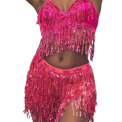 Costume Set Women Belly Dancing Halter Costume Skirt - Costume Set - Tiaobug - Mad Fly Essentials
