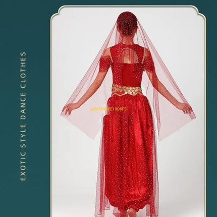 Costume Set Women Exotic Belly Dancing 4pc Costume - Costume Set - Echoine - Mad Fly Essentials